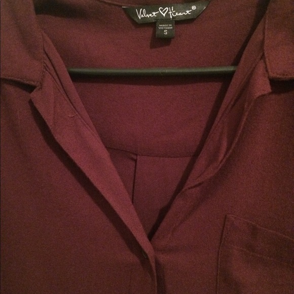 Velvet Heart Rayon Soft Button Up Shirt S - Picture 4 of 6
